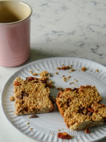 Image of Cowboy Oatmeal Bars with coffee
